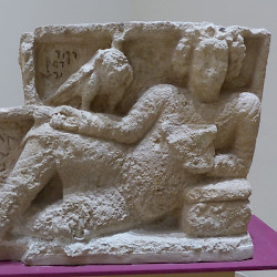 Hatra, Relief of a reclining prince