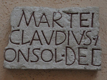 Rome, Porta Capena, Dedication to Mars by Claudius Marcellus
