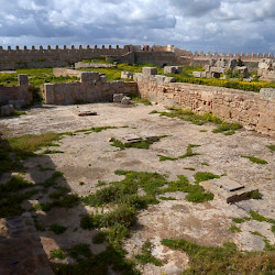 Clupea, Byzantine fort, Courtyard