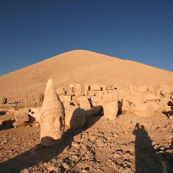 Nemrud Daği, Western terrace, Sunset