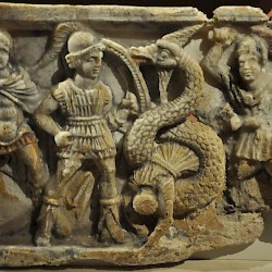 Volterra, Cinerary chest, Cadmus