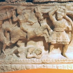 Volterra, Cinerary chest, Achilles and Troilus