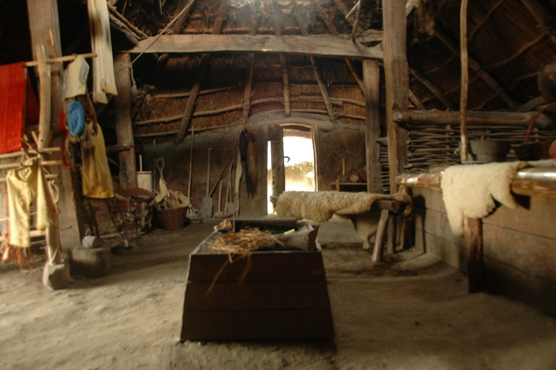 Ezinge, Reconstruction of a "terpen" farm, interior