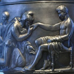 Hoby, Roman silver cup with the Ransom of Hector