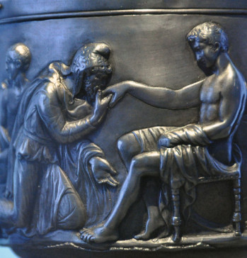 Hoby, Roman silver cup with the Ransom of Hector