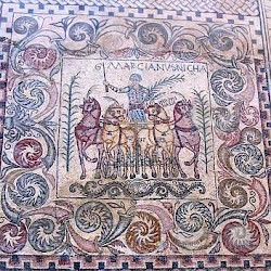 Augusta Emerita, Mosaic of the races: Marcianus