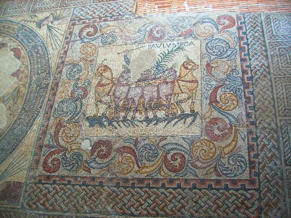Augusta Emerita, Mosaic of the races: Paulus