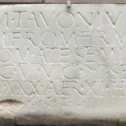 Augusta Merita, Tombstone of Tavonius of VI Victrix