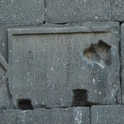 Amida, Latin inscription at the Harput Gate mentioning Valentinian I, Valens, and Gratian
