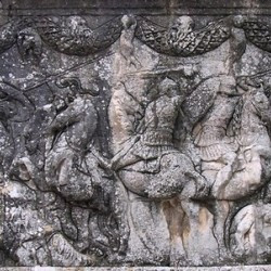 Glanum, Mausoleum, north reliëf