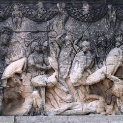 Glanum, Mausoleum, west reliëf