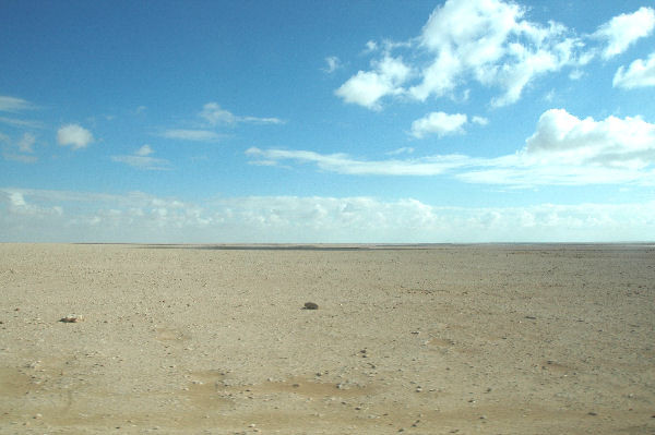 The desert, north of Siwa