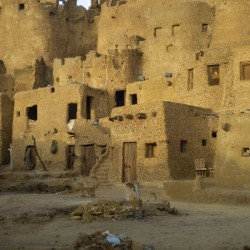 Siwa, a "shali" fort, made of dried mud