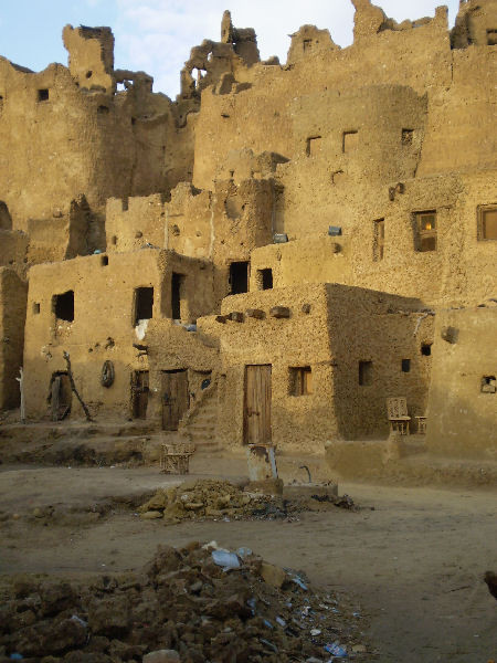 Siwa, a "shali" fort, made of dried mud