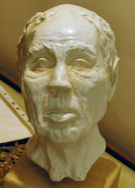 Facial reconstruction of the man buried in Gordium's Great Tumulus. Museum of Anatolian Civilizations, Ankara (Turkey)