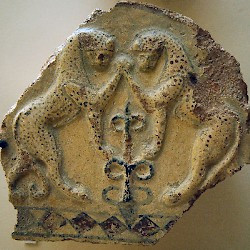 Gordium, Antefix with two leopards