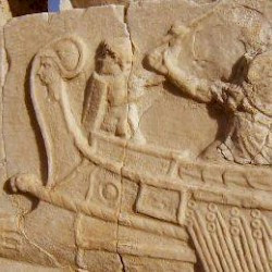 Ostia, Relief of a warship