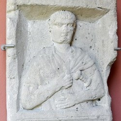 Carnuntum, Tombstone of Plotidius Vitalis of XV Apollinaris