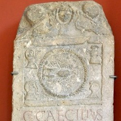 Carnuntum, Tombstone of Caecilius Celer of XV Apollinaris