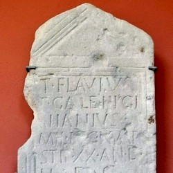 Carnuntum, Tombstone of Aiianius of XV Apollinaris