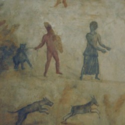 Janzur, Tomb painting: the story of Alcestis and Heracles
