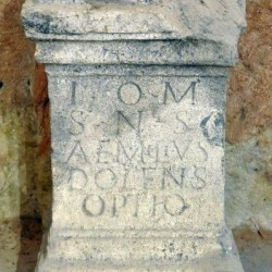 Belgrade, Dedication by optio Aemilius Dolens