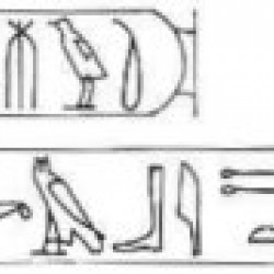 Cartouche of Cambyses ("Mesuti-Ra Cambyses")
