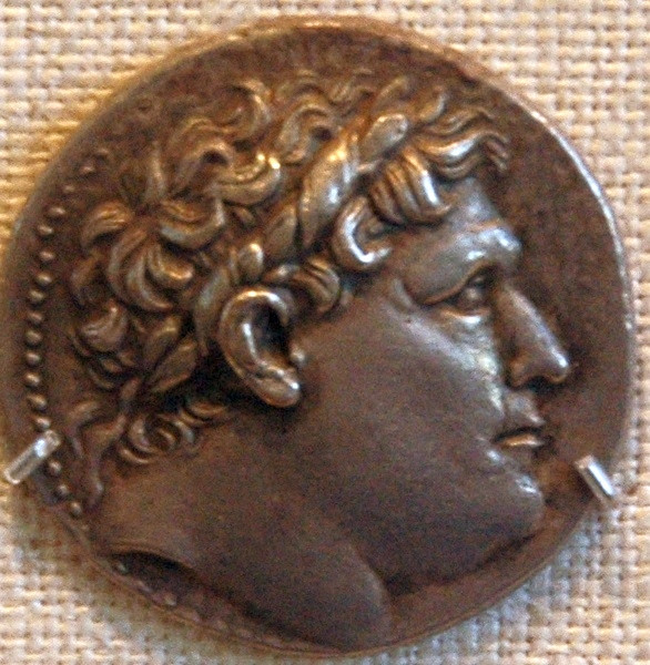Coin of Eumenes I, showing the founder of the Attalid dynasty, Philetaerus