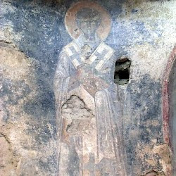 Myra, Church of the tomb of St Nicholas, Wall painting