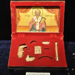 Myra, Church of the tomb of St Nicholas, Bones, perhaps belonging to Nicholas of Myra