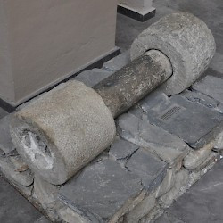 Ephesus, Temple of Artemis, Altar, lead pipe with marble sleeves