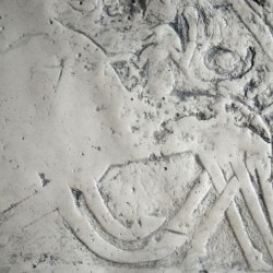 Ardre, the Germanic supreme god Odin on his horse Sleipnir (cast)