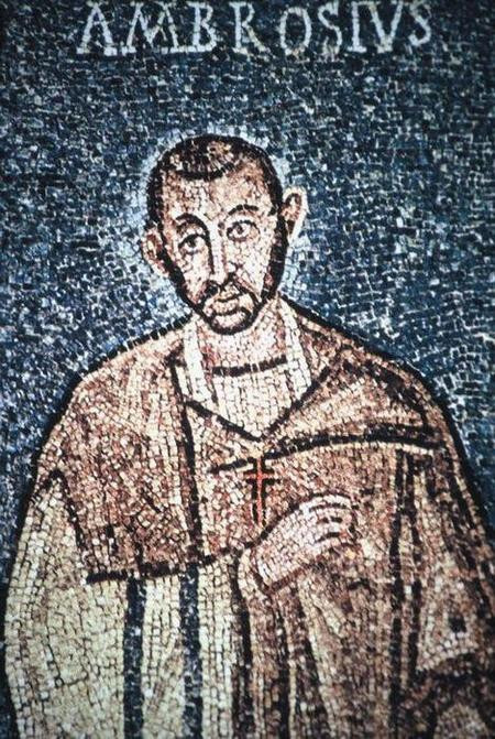 Milan, St Ambrogio, Mosaic of Saint Ambrose