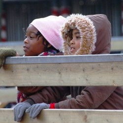 Children watching St Nicholas