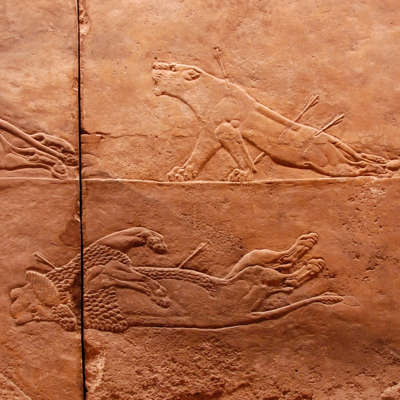 Nineveh, Palace of Aššurbanipal, Aššurbanipal's Lion Hunt