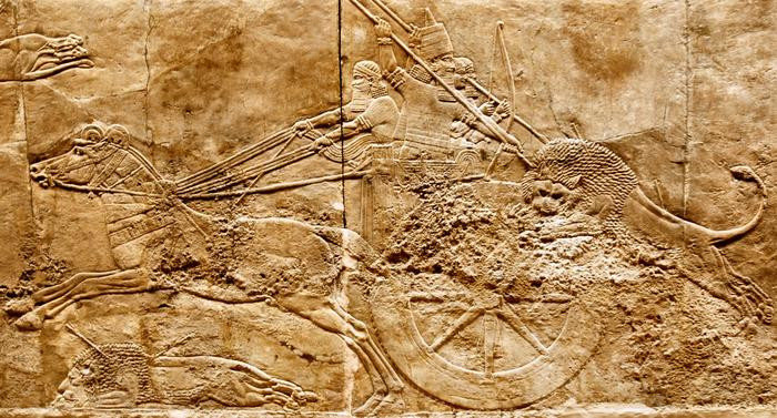 Nineveh, Palace of Aššurbanipal, Aššurbanipal's Lion Hunt