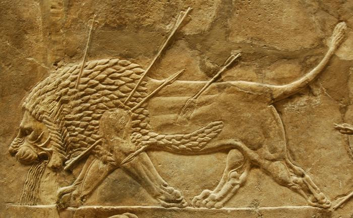 Nineveh, Palace of Aššurbanipal, Aššurbanipal's Lion Hunt