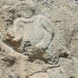 Behistun, Free-standing rock relief of a Parthian dignitary