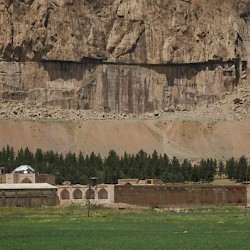 Behistun, Unfinished Sasanian relief