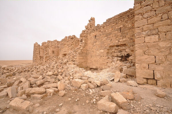 Qasr Bshir, View from the outside