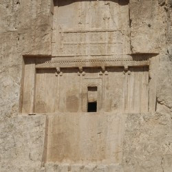 Naqš-e Rustam, Tomb of Darius the Great (with a Sasanian relief of Bahram II)