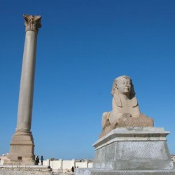 Alexandria, Serapeum, Sphinx of Horemheb