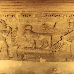 Alexandria, Catacombs, Tomb relief