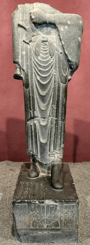 Susa, Statue of Darius, once erected in Egypt, but later brought to Susa.