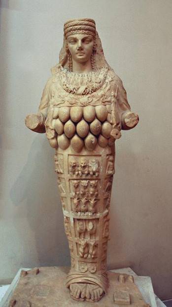 Lepcis Magna, Amphitheater, Artemis of Ephesus (1)