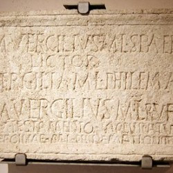 Rome, Tombstone of a lictor named Marcus Vergilius (EDCS-02700658)