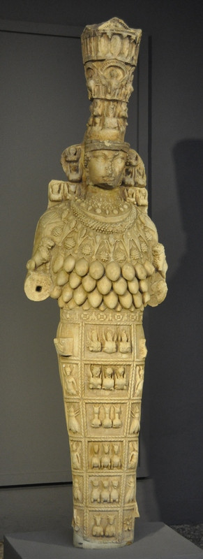 The large statue of Artemis from the Prytanaeum of Ephesus