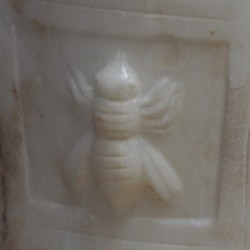 A copy of the statue of Artemis in Ephesus, bee