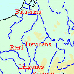 Map of the Gallic Empire (69/70)
