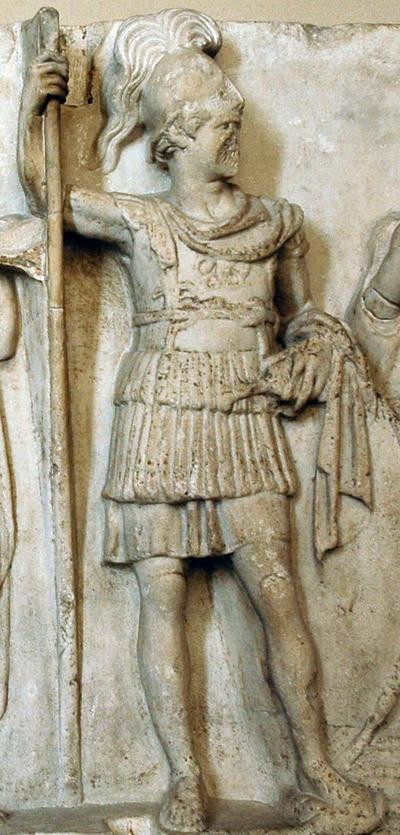 Relief of a Roman officer